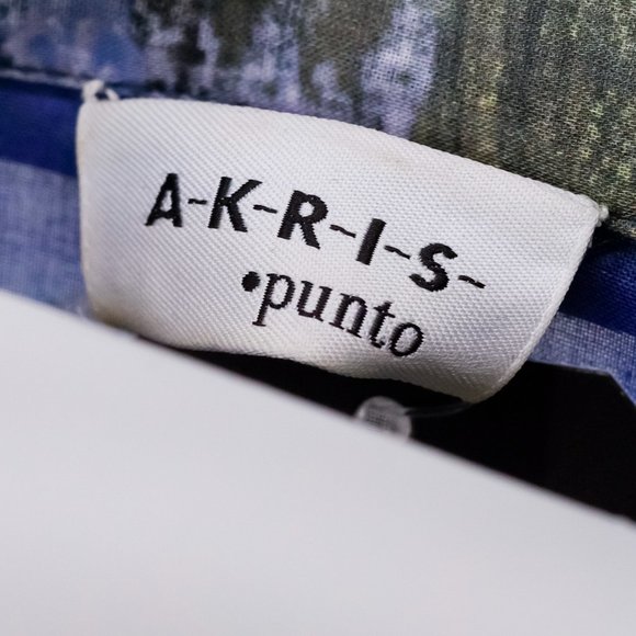 Akris Punto White Silk Watercolor Shirt - Picture 4 of 11